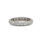 Bague 50 Alliance - Bague en or blanc 750 sertie de diamants demi-taille 58 Facettes 260079R