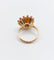 Bague 55 Augis Médaille d'amour - Bague en or rose 18 k rubis et diamant 58 Facettes A06803
