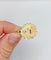 Pendentif Augis - Pendentif Médaille d'amour 22 mm en or rose 18k rubis 58 Facettes A06804