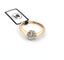 Bague 57 Bague solitaire en or jaune 18 ct et platine avec diamant old mine 58 Facettes 2054 M SHD 13/26