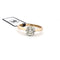 Bague 57 Bague solitaire en or jaune 18 ct et platine avec diamant old mine 58 Facettes 2054 M SHD 13/26