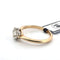 Bague 57 Bague solitaire en or jaune 18 ct et platine avec diamant old mine 58 Facettes 2054 M SHD 13/26