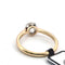 Bague 57 Bague solitaire en or jaune 18 ct et platine avec diamant old mine 58 Facettes 2054 M SHD 13/26