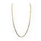 Collier Chaîne maille forçat large en or jaune 585, 60 cm 58 Facettes 149067569