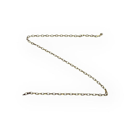 Collier Chaîne maille forçat large en or jaune 585, 60 cm 58 Facettes 149067569
