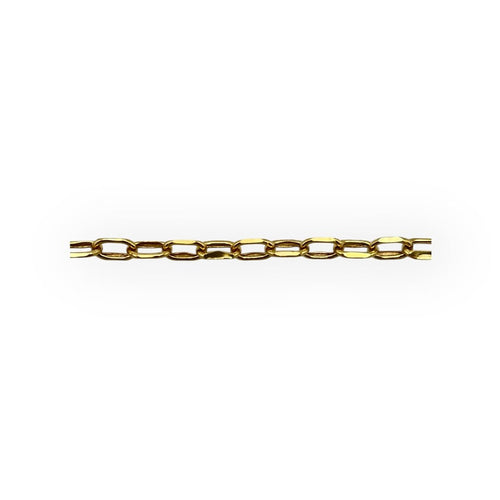 Collier Chaîne maille forçat large en or jaune 585, 60 cm 58 Facettes 149067569