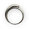 Bague 52 Bague en or blanc 750 - Diamants blancs et noirs 58 Facettes 149067563