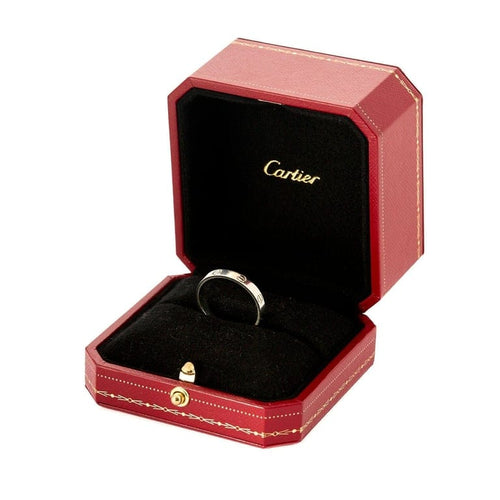Bague 64 CARTIER - Love - Bague / Alliance en platine 58 Facettes 58FC6-1