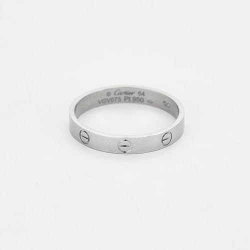 Bague 64 CARTIER - Love - Bague / Alliance en platine 58 Facettes 58FC6-1