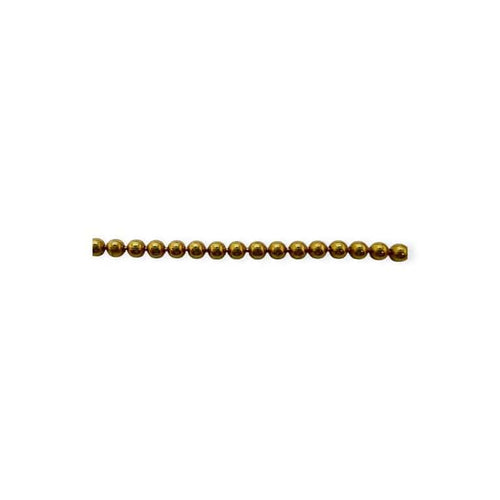 Collier Collier maille boule en or jaune 750 58 Facettes 330093548
