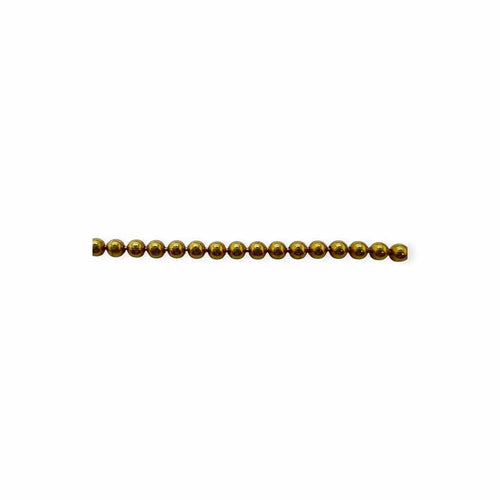 Collier Collier maille boule en or jaune 750 58 Facettes 330093548