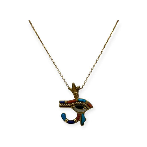 Pendentif Pendentif Œil d’Horus en or jaune 750 58 Facettes 330091606