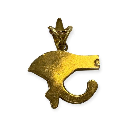 Pendentif Pendentif Œil d’Horus en or jaune 750 58 Facettes 330091606