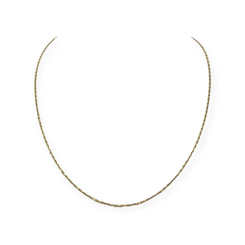 Collier Chaîne - Chaîne maille forçat en or jaune 750, 43 cm 58 Facettes 330090657