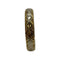 Bague 56 Alliance gravée motifs géométriques en or jaune et blanc 18K 58 Facettes 330092441