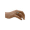 Bague 56 Bague ancienne en or blanc 750 sertie de diamants 58 Facettes 330091957