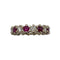 Bague 49 Bague en or blanc 18K sertie de diamants et rubis 58 Facettes 330091349