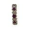 Bague 49 Bague en or blanc 18K sertie de diamants et rubis 58 Facettes 330091349