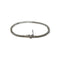 Bracelet Bracelet jonc articulé en or blanc 750 serti de diamants 58 Facettes 330091054