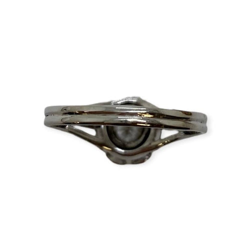 Bague 56 Bague solitaire diamant en or blanc 750 58 Facettes 330092440
