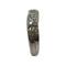 Bague 49 Bague croisée sertie de diamants en or blanc 750 58 Facettes 330090500
