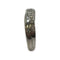 Bague 49 Bague croisée sertie de diamants en or blanc 750 58 Facettes 330090500