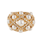 Bague 51 Chanel Baroque - Bague en or jaune 18k, perles et diamants 58 Facettes 268