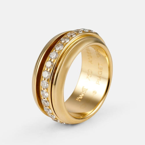 Bague 53 Piaget Possession - Bague en or jaune et diamants 58 Facettes 244
