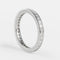 Bague 55 FRED - Alliance en platine et diamants taille princesse 58 Facettes 259