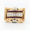Bague Bague réversible en or 18 carats sertie de diamants, de rubis et de saphirs 58 Facettes 22539