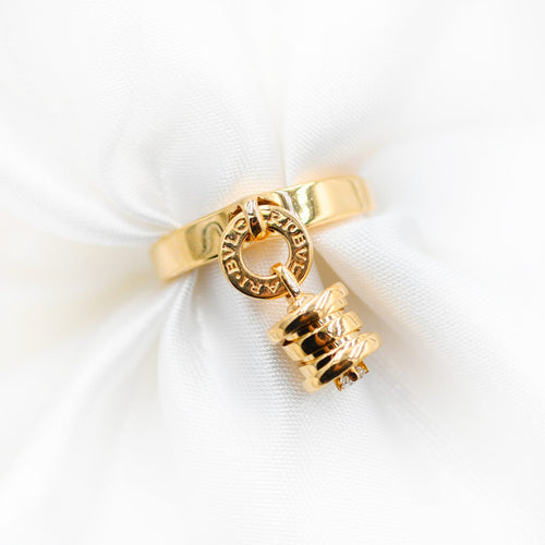Bague Bague Bulgari B.zero1 en or jaune avec breloque et diamant 58 Facettes 22547