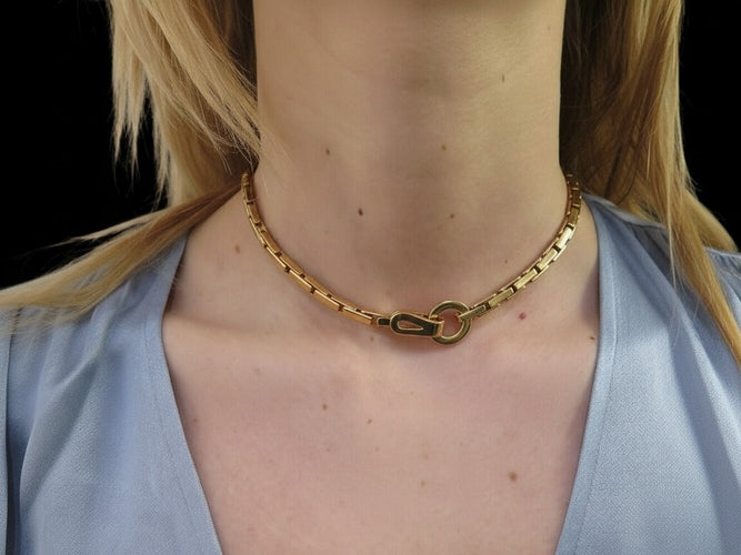 Collier Cartier Agrafe - Collier en or jaune 18k 58 Facettes 273710