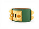 Bracelet Hermès Collier de Chien Médor - Bracelet en cuir Epsom vert 58 Facettes 273702