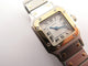 Montre Cartier Santos Galbée 1567 - Montre quartz or et acier 24 mm 58 Facettes 273199