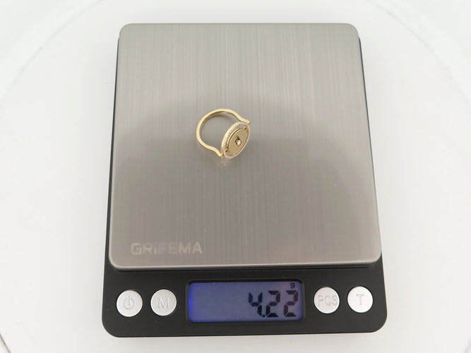 Bague 49 Messika Lucky Move PM - Bague en or jaune 18k et diamants 0,3 ct 58 Facettes 273706