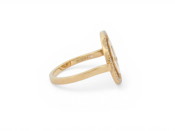 Bague 49 Messika Lucky Move PM - Bague en or jaune 18k et diamants 0,3 ct 58 Facettes 273706