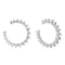 Boucles d'oreilles ALLURE - Boucles d’oreilles en or blanc 18K et diamants de laboratoire 58 Facettes UKA000064MM