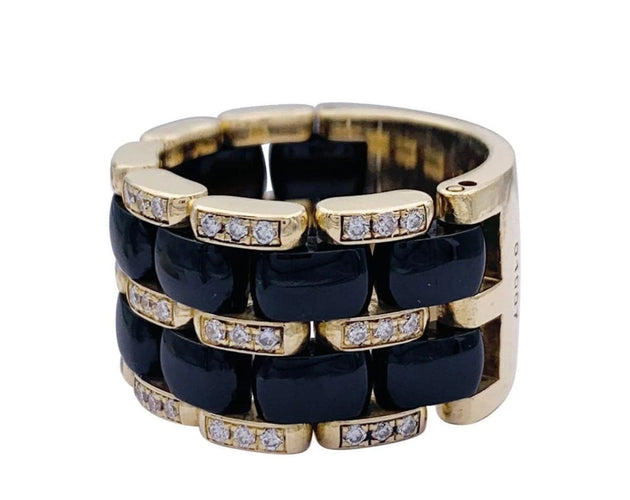 Bague 54 Chanel Ultra - Bague en or jaune 750 et diamants 58 Facettes Bague