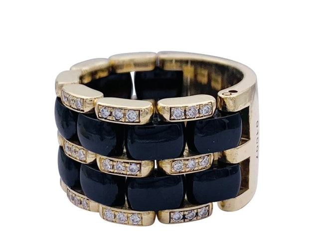 Bague 54 Chanel Ultra - Bague en or jaune 750 et diamants 58 Facettes Bague