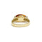 Bague 52 Bague en or jaune 750 sertie d’un ambre copal 58 Facettes 260090R