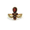 Bague 50 Bague Duchesse en or jaune et rose 750‰, grenats 58 Facettes 260091R
