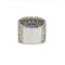 Bague 54 Bague bandeau Art déco en or blanc 750 avec diamants et saphir 58 Facettes 250369R