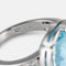 Bague 53 Bvlgari Parentesi - Bague cocktail en or blanc, topaze et diamants 58 Facettes 273