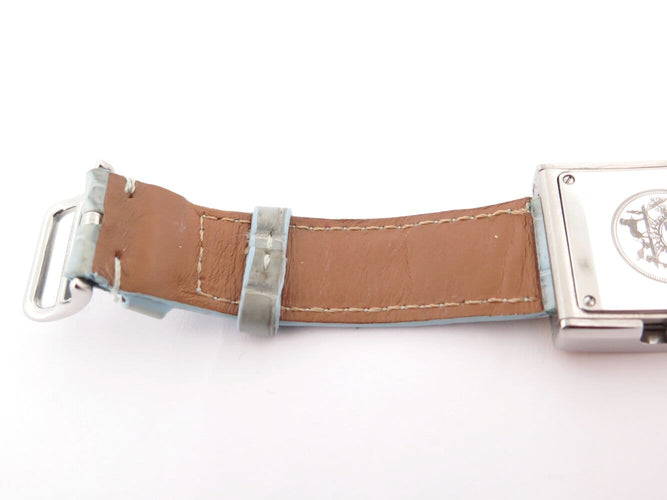 Montre Hermès Belt BE1.220 - Montre quartz 30 mm plaquée or 58 Facettes 273616