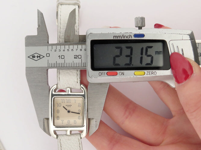 Montre Hermès Cape Cod PM CC1.250 - Montre quartz en argent 925, 31 mm 58 Facettes 273615