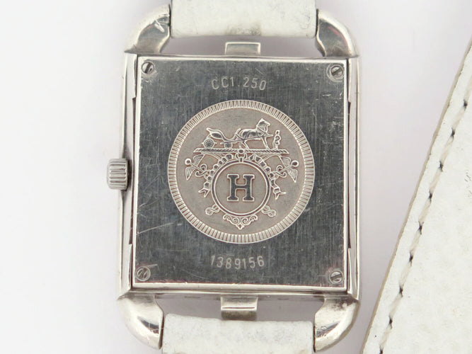 Montre Hermès Cape Cod PM CC1.250 - Montre quartz en argent 925, 31 mm 58 Facettes 273615