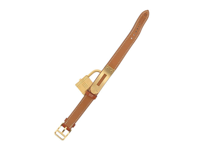 Montre Hermès Kelly Cadenas PM - Montre quartz 20 mm plaqué or 58 Facettes 273614