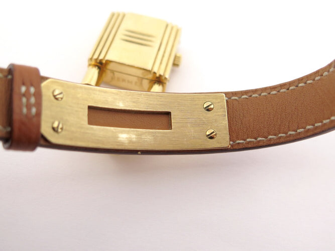 Montre Hermès Kelly Cadenas PM - Montre quartz 20 mm plaqué or 58 Facettes 273614