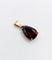 Pendentif Pendentif vintage en or rose 18k au grenat poire 6,60 ct 58 Facettes A06813