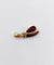 Pendentif Pendentif vintage en or rose 18k au grenat poire 6,60 ct 58 Facettes A06813